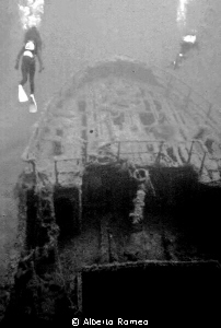 Exploring the wreck of " Capua".
In 1980's I and my team... by Alberto Romeo 